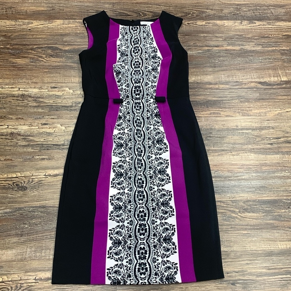 ❤️ Cleo Black/Purple Dress